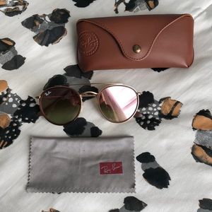 Authentic Round Double Bridge Rayban Glasses